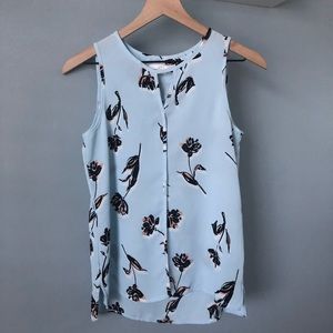 C&V floral sleeveless top